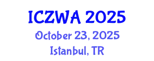 International Conference on Zoology and Wild Animals (ICZWA) October 23, 2025 - Istanbul, Turkey