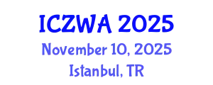 International Conference on Zoology and Wild Animals (ICZWA) November 10, 2025 - Istanbul, Turkey