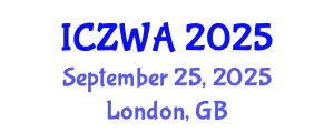International Conference on Zoology and Wild Animals (ICZWA) September 25, 2025 - London, United Kingdom