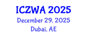 International Conference on Zoology and Wild Animals (ICZWA) December 29, 2025 - Dubai, United Arab Emirates