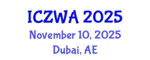 International Conference on Zoology and Wild Animals (ICZWA) November 10, 2025 - Dubai, United Arab Emirates