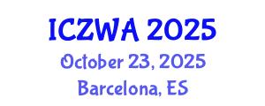 International Conference on Zoology and Wild Animals (ICZWA) October 23, 2025 - Barcelona, Spain