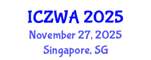 International Conference on Zoology and Wild Animals (ICZWA) November 27, 2025 - Singapore, Singapore