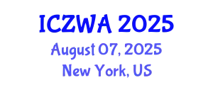 International Conference on Zoology and Wild Animals (ICZWA) August 07, 2025 - New York, United States