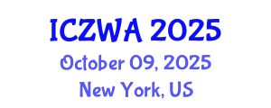 International Conference on Zoology and Wild Animals (ICZWA) October 09, 2025 - New York, United States