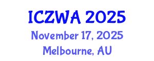 International Conference on Zoology and Wild Animals (ICZWA) November 17, 2025 - Melbourne, Australia