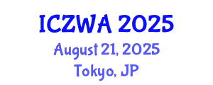 International Conference on Zoology and Wild Animals (ICZWA) August 21, 2025 - Tokyo, Japan