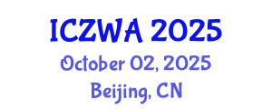 International Conference on Zoology and Wild Animals (ICZWA) October 02, 2025 - Beijing, China