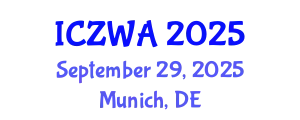 International Conference on Zoology and Wild Animals (ICZWA) September 29, 2025 - Munich, Germany
