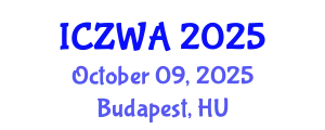 International Conference on Zoology and Wild Animals (ICZWA) October 09, 2025 - Budapest, Hungary