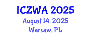 International Conference on Zoology and Wild Animals (ICZWA) August 14, 2025 - Warsaw, Poland