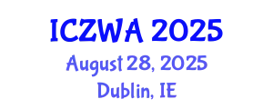 International Conference on Zoology and Wild Animals (ICZWA) August 28, 2025 - Dublin, Ireland