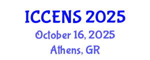 International Conference on Chemical Engineering and Nanoparticle Synthesis (ICCENS) October 16, 2025 - Athens, Greece