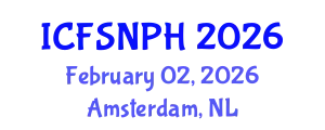International Conference on Food Science, Nutrition and Public Health (ICFSNPH) February 02, 2026 - Amsterdam, Netherlands