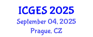 International Conference on Geology and Earth Sciences (ICGES) September 04, 2025 - Prague, Czechia