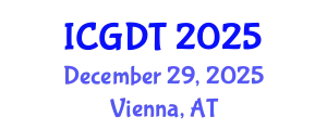 International Conference on Geophysics and Earthquake (ICGDT) December 29, 2025 - Vienna, Austria