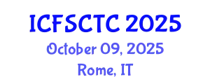 International Conference on Food Safety, Control and Toxic Components (ICFSCTC) October 09, 2025 - Rome, Italy