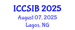 International Conference on Cybermetrics, Scientometrics, Informetrics and Bibliometrics (ICCSIB) August 07, 2025 - Lagos, Nigeria