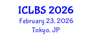 International Conference on Life and Biomedical Sciences (ICLBS) February 23, 2026 - Tokyo, Japan