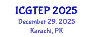 International Conference on Gas Turbines, Energy and Power (ICGTEP) December 29, 2025 - Karachi, Pakistan