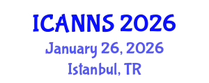 International Conference on Artificial Neural Networks Systems (ICANNS) January 26, 2026 - Istanbul, Turkey