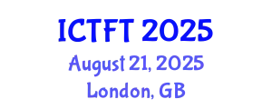 International Conference on Turbulent Flows and Turbulence (ICTFT) August 21, 2025 - London, United Kingdom