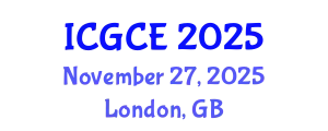 International Conference on Geosynthetics in Civil Engineering (ICGCE) November 27, 2025 - London, United Kingdom