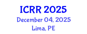 International Conference on Radiography and Radiotherapy (ICRR) December 04, 2025 - Lima, Peru