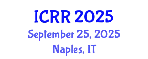 International Conference on Radiography and Radiotherapy (ICRR) September 25, 2025 - Naples, Italy