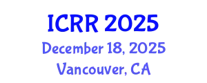 International Conference on Radiography and Radiotherapy (ICRR) December 18, 2025 - Vancouver, Canada