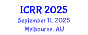 International Conference on Radiography and Radiotherapy (ICRR) September 11, 2025 - Melbourne, Australia