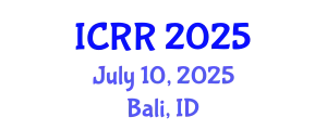 International Conference on Radiography and Radiotherapy (ICRR) July 10, 2025 - Bali, Indonesia