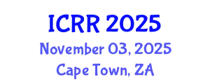 International Conference on Radiography and Radiotherapy (ICRR) November 03, 2025 - Cape Town, South Africa