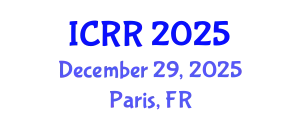 International Conference on Radiography and Radiotherapy (ICRR) December 29, 2025 - Paris, France