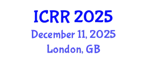 International Conference on Radiography and Radiotherapy (ICRR) December 11, 2025 - London, United Kingdom