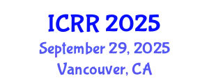 International Conference on Radiography and Radiotherapy (ICRR) September 29, 2025 - Vancouver, Canada