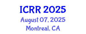 International Conference on Radiography and Radiotherapy (ICRR) August 07, 2025 - Montreal, Canada