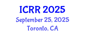International Conference on Radiography and Radiotherapy (ICRR) September 25, 2025 - Toronto, Canada