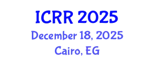 International Conference on Radiography and Radiotherapy (ICRR) December 18, 2025 - Cairo, Egypt