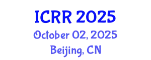 International Conference on Radiography and Radiotherapy (ICRR) October 02, 2025 - Beijing, China