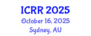 International Conference on Radiography and Radiotherapy (ICRR) October 16, 2025 - Sydney, Australia