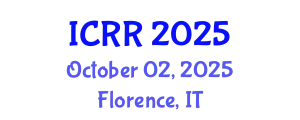 International Conference on Radiography and Radiotherapy (ICRR) October 02, 2025 - Florence, Italy