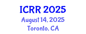International Conference on Radiography and Radiotherapy (ICRR) August 14, 2025 - Toronto, Canada