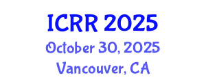 International Conference on Radiography and Radiotherapy (ICRR) October 30, 2025 - Vancouver, Canada