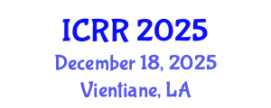 International Conference on Radiography and Radiotherapy (ICRR) December 18, 2025 - Vientiane, Laos