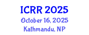 International Conference on Radiography and Radiotherapy (ICRR) October 16, 2025 - Kathmandu, Nepal