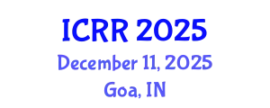 International Conference on Radiography and Radiotherapy (ICRR) December 11, 2025 - Goa, India