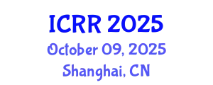 International Conference on Radiography and Radiotherapy (ICRR) October 09, 2025 - Shanghai, China