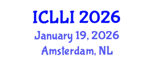 International Conference on Law and Legal Institutions (ICLLI) January 19, 2026 - Amsterdam, Netherlands