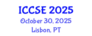 International Conference on Civil and Structural Engineering (ICCSE) October 30, 2025 - Lisbon, Portugal